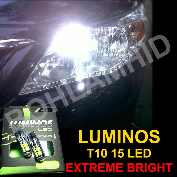 Gambar LAMPU LED Senja Kota Kecil ALL NEW ALTIS LUXIMOS 15 LED T10 Xtreme dari bohlamhid Kota Tangerang Tokopedia
