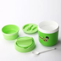 Gambar YOOYEE LUNCHBOWL 613 RED GREEN FREE BAG / TEMPAT MAKAN - Merah Muda dari Ollahomeliving Kota Bogor 4 Tokopedia