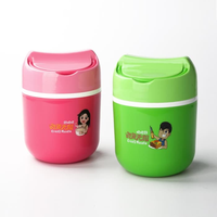 Gambar YOOYEE LUNCHBOWL 613 RED GREEN FREE BAG / TEMPAT MAKAN - Merah Muda dari Ollahomeliving Kota Bogor 1 Tokopedia