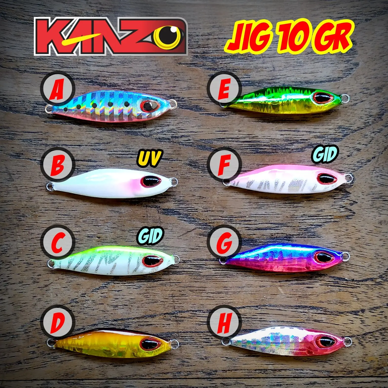 Lure Micro Metal Jig 10gr Ultralight & Light Fishing