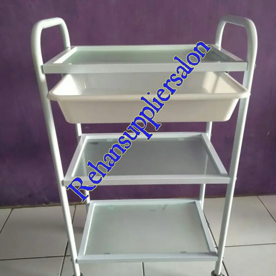 Troly Facial / Rak Facial Salon Kaca