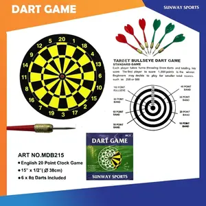 Dart Board Game / Papan Dart - Besar uk 15 inch