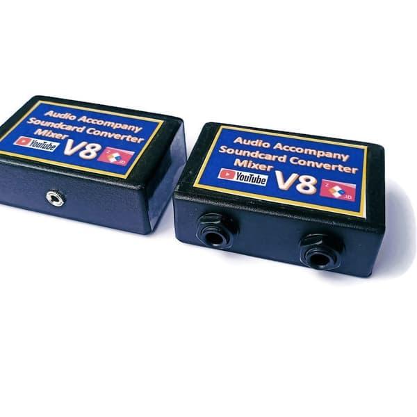 CONVERTER GITAR UNTUK SOUNDCARD Mixer V8 V8 Plus 1
