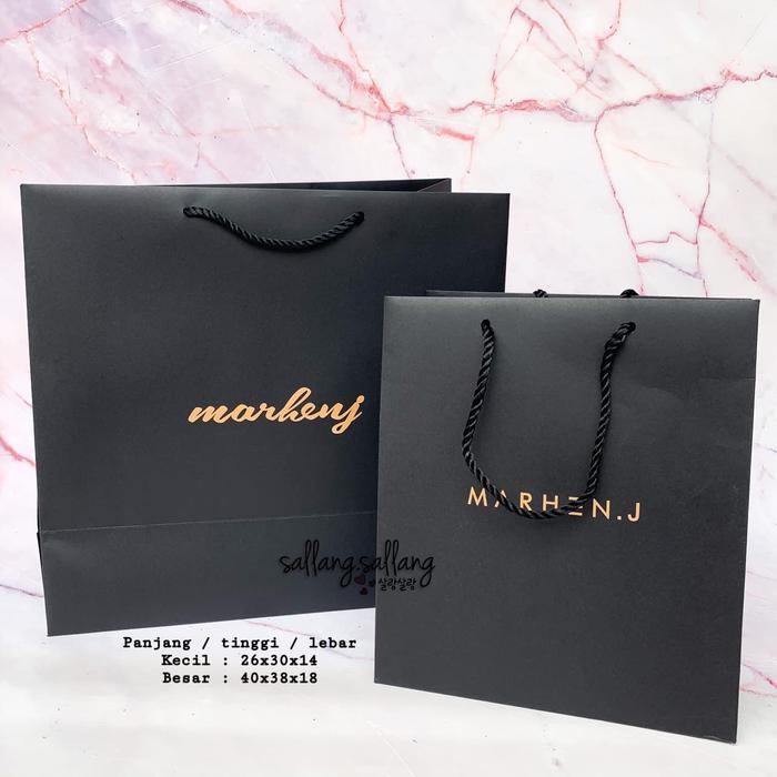 Gambar MARHEN J Paperbag - black medium dari sallangsallang Kab. Tangerang Tokopedia