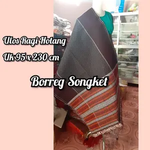 ULOS RAGI HOTANG HITAM KAIN TENUN ETNIK BATAK