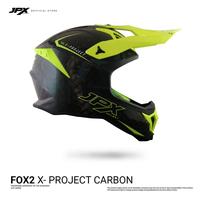 Gambar JPX CROSS FULL FACE FOX2 SOLID CARBON - M dari JPX HELMET Kab. Tangerang 3 Tokopedia