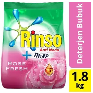 Rinso Anti Noda ROSE FRESH Deterjen Bubuk 1.8 KG