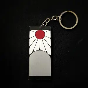 Gantungan kunci akrilik anime kimetsu no yaiba / anting tanjiro