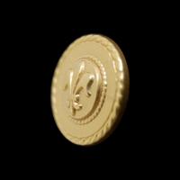 Gambar Torenda kancing Jas Small Motive clasic circle Gold (15x15mm) / Pcs - 15mm dari Torenda Kota Administrasi Jakarta Pusat 3 Tokopedia