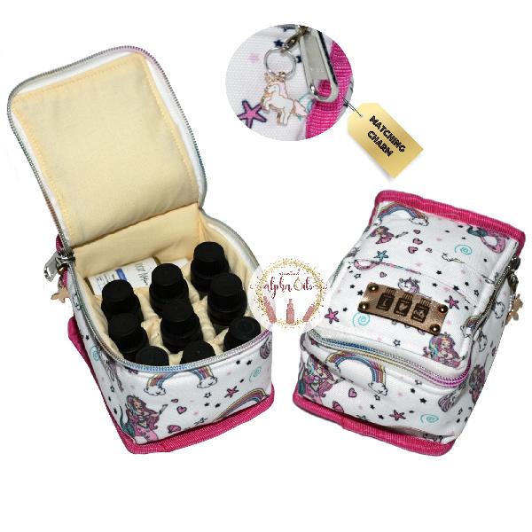 Gambar Tas Essential Oil 9+ Slots dengan Charm - Mermaid Unicorn dari Alpha Essential Oils Supplies Kab. Tangerang Tokopedia