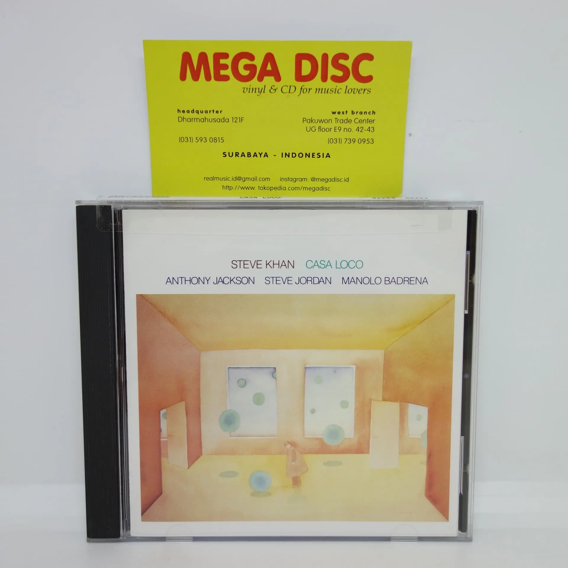 CD Steve Khan ‎– Casa Loco Album Audio Music