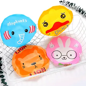 Topi keramas topi mandi shower cap kartun lucu