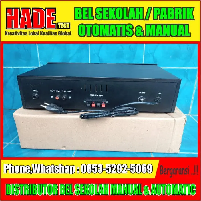 Amplifier Bell sekolah otomatis & manual 2