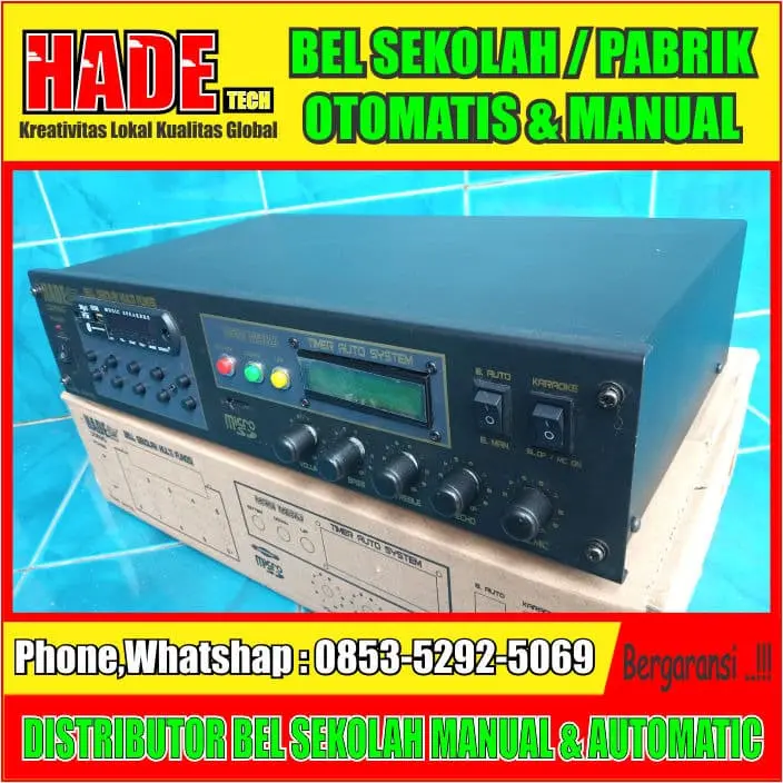 Amplifier Bell sekolah otomatis & manual 3