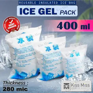 ICE GEL PACK 400 ml / Jelly / bag / pendingin / blue ice / dry es