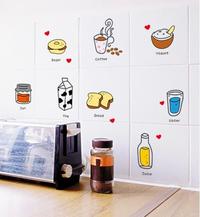 Gambar Set Stiker Dekorasi Dinding Motif Sarapan Pagi dari Dunia Jasmine Kota Surabaya 3 Tokopedia