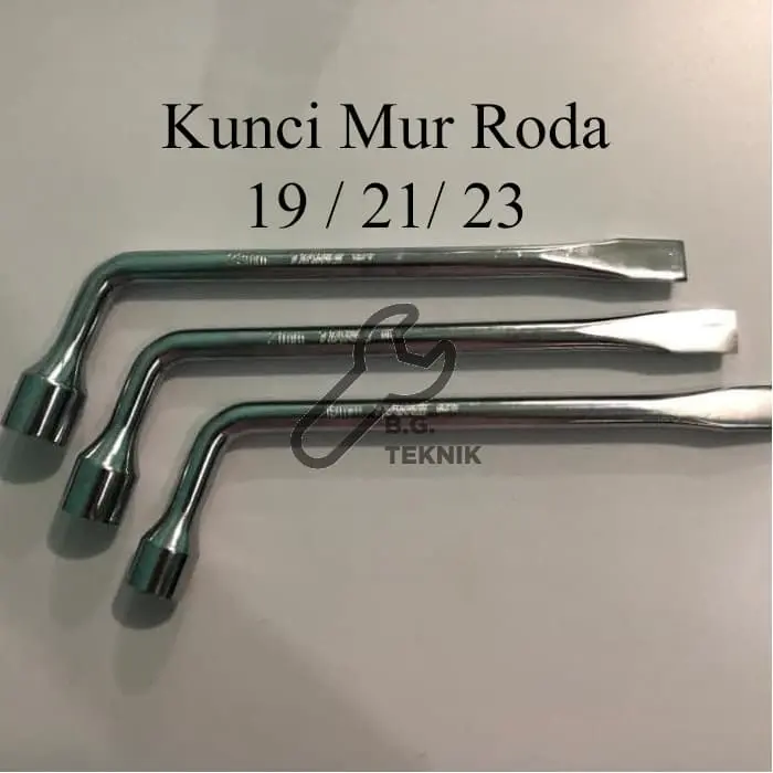 Kunci Roda L Mobil 19 21 23mm Hex BERKUALITAS Ban Car