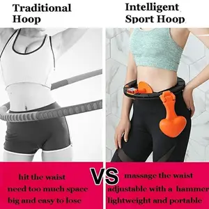 Smart hula hoop adjustable slimming hula hoop ring exercise ball