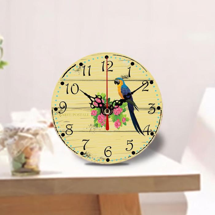 Gambar Jam Meja Unik Kado Hadiah Carte Postale Vintage Shabby Sweep Movement dari DEcTionS Living Kota Probolinggo Tokopedia