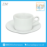 Gambar Zen Western Cylinder White Cup Saucer 150ml (C/S-M) / Cangkir Espresso dari Bursa Dapur Mall Kota Administrasi Jakarta Barat 2 Tokopedia