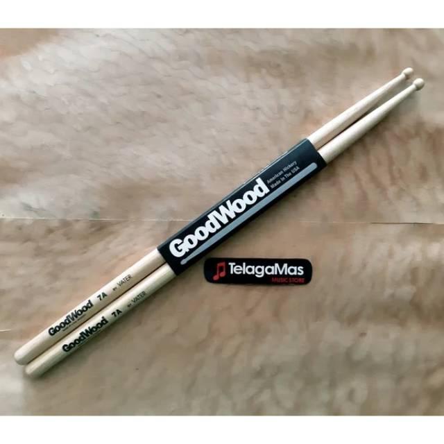Gambar stick drum american hickory good wood by vater 7A made in USA dari TELAGA MAS MUSIC Kab. Ponorogo Tokopedia