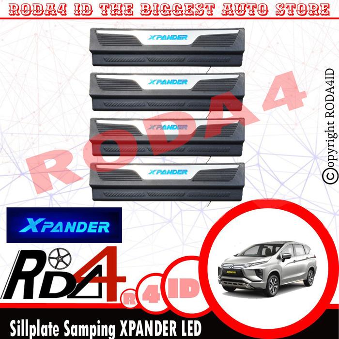 Gambar Sillplate Samping XPANDER ORIGINAL White LED Blue dari Roda4 Kota Administrasi Jakarta Barat Tokopedia