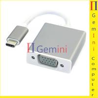 Gambar Kabel Konverter Type C To VGA / Converter USB Type C to VGA dari Gemini Comp Kota Bandung 2 Tokopedia