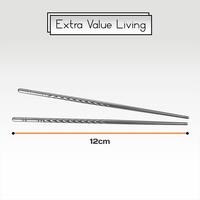 Gambar CYPRUZ Sumpit Stainless 22 CM 1 Pasang Sumpit Makan EVL-AD-1451 dari Extra Value Living Kota Administrasi Jakarta Barat 2 Tokopedia