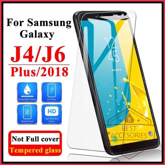 Gambar SAMSUNG GALAXY J6 2018 TEMPERED GLASS CLEAR SCREEN PROTECTOR FILM 9H dari Best Accesories Hp Kota Administrasi Jakarta Pusat Tokopedia
