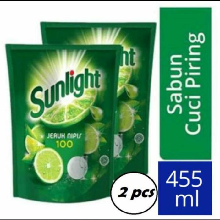 Gambar Sunlight cuci piring paket promo 455 ml (2 pcs) dari fera olshop2023 Kota Surabaya Tokopedia
