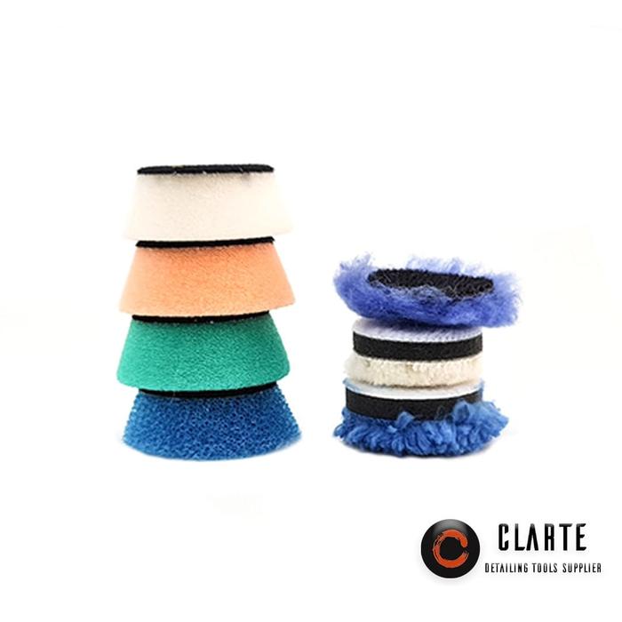 Gambar FOAM PAD 1 INCH SET UTK MESIN IBRID NANO POLISHER SPOT POLISHER dari clartedetailingtools Kota Administrasi Jakarta Barat Tokopedia