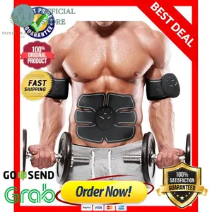 ALAT PENGECIL PERUT & PEMBENTUK OTOT Tangan ELEKTRIK MUSCLE Stimulator