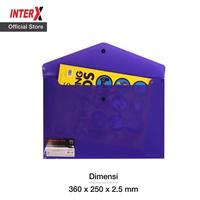 Gambar Inter X Document Bag Opaque Folio/F4 FC /Map Kancing Tempat Dokumen dari SUKCESO Official Kota Bandung 3 Tokopedia