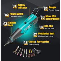 Gambar GERINDA MINI USB PRO'SKIT PT-5206U 3.6V ORIGINAL dari Pro'sKit Kota Tangerang 3 Tokopedia