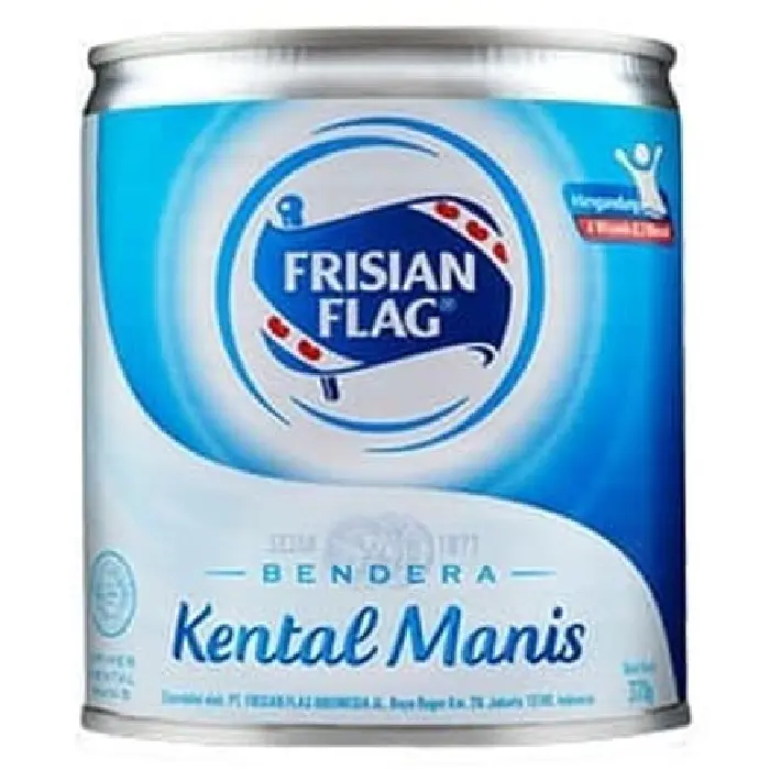 Frisian Flag Kental Manis Kaleng 370gr Vanilla Susu SKM Bendera Putih 0