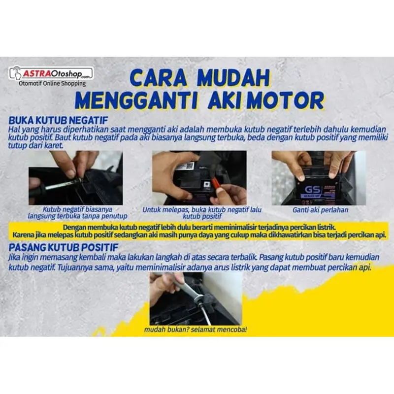 Aki Motor Aspira Astra GTZ5S MF Kering Beat Vario Mio Scoopy 11-GTZ-5SMF 3
