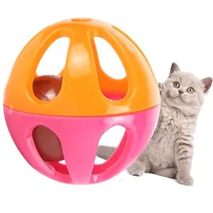 MAINAN BOLA KECIL BEL KERINCING HEWAN KUCING HAMSTER CHINCILLA PET TOY