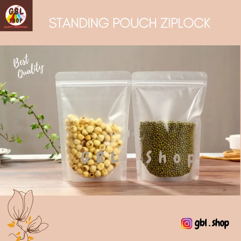 Standing Pouch Doff 10x15 Kilp Plastik Ziplock 0