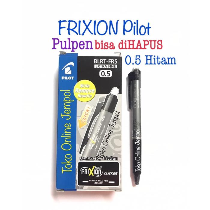 Gambar 0.5 HITAM Pulpen Frixion CLICKER Erasable bisa hapus Pilot ATK1097PL dari Toko Online Jempol Kota Administrasi Jakarta Pusat Tokopedia