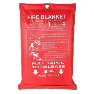 Fire Blanket 1x1M Flame Shelter Cover Emergency Kain Pemadam Api