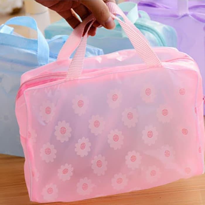 Gambar Tas Kecil Warna Transparan Motif Bunga dari Dunia Jasmine Kota Surabaya Tokopedia