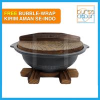 Gambar Grand Hot Plate Basi Cast Iron 17,5 cm + Tutup Kayu + Alas Kayu (SKC-17,5/W) dari Bursa Dapur Mall Kota Administrasi Jakarta Barat 1 Tokopedia