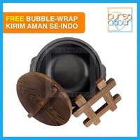 Gambar Grand Hot Plate Basi Cast Iron 17,5 cm + Tutup Kayu + Alas Kayu (SKC-17,5/W) dari Bursa Dapur Mall Kota Administrasi Jakarta Barat 3 Tokopedia
