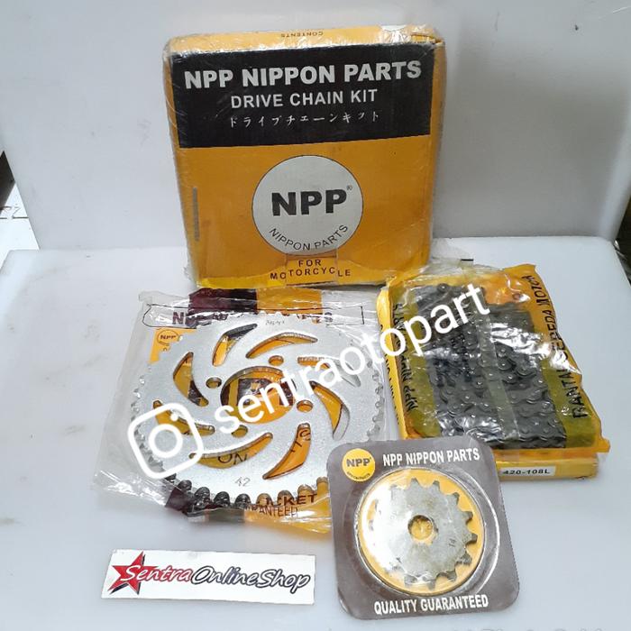 Gambar gir gear girset kaze zx 130 original npp dari sentraotopart Kota Administrasi Jakarta Barat Tokopedia