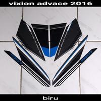 Gambar sticker striping body lis motor new vixion advance 2016 hitam-biru dari stiker_grosir257 Kab. Bogor 1 Tokopedia