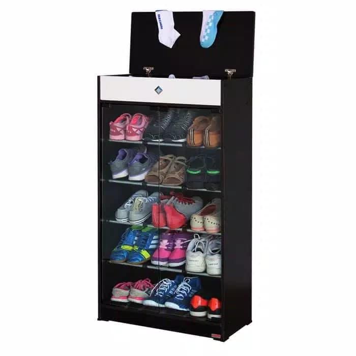 Gambar RAK SEPATU RAK SANDAL SHOE RACK LEMARI SEPATU LEMARI SANDAL HUGA 4220 dari ALFATWIN Kota Depok Tokopedia