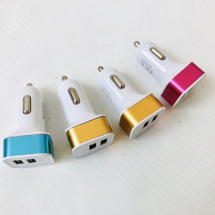 Gambar Charger Mobil USB 2-Port Motif Persegi 2-Warna dari Dunia Jasmine Kota Surabaya Tokopedia