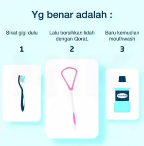 Qoral pembersih lidah tongue scrapper TERBAIK