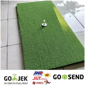 Karpet Driving Golf Mat Gratis Tee Ukuran 100 x 60 CM Tebal 3,5 Cm