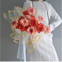 Gambar [5 LEMBAR] FLOWER WRAPPING BENING STRIPE COLOR CELLOPHANE KERTAS BUNGA dari oniyuriflorist Jakarta Barat 5 Tokopedia